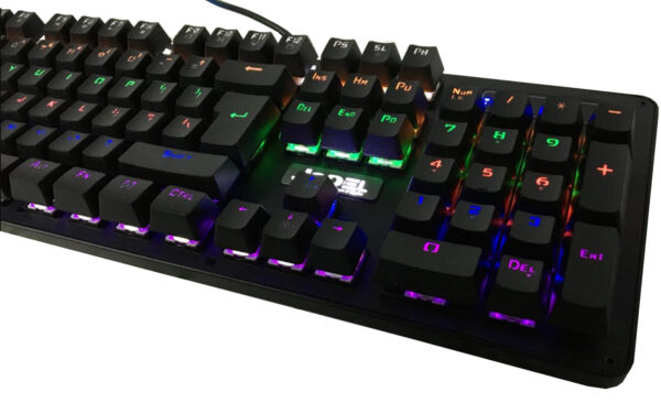 JEDEL KL89 Gaming Mechanical RGB Backlight Wired Keyboard - Image 2