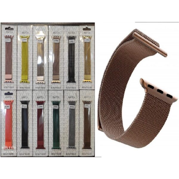 Magnetic Bracelet Strap for 42~45mm Smart Watches - Image 2