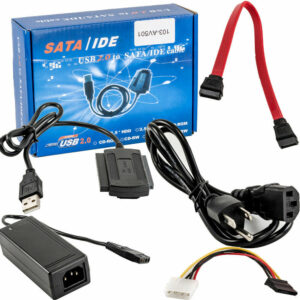 USB 2.0 to SATA/PATA/IDE Adapter Converter Cable for 2.5''/3.5'' Hard Drive