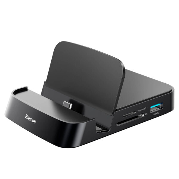 Baseus Mate Dock: Type-C HUB Station (Black) - Image 4