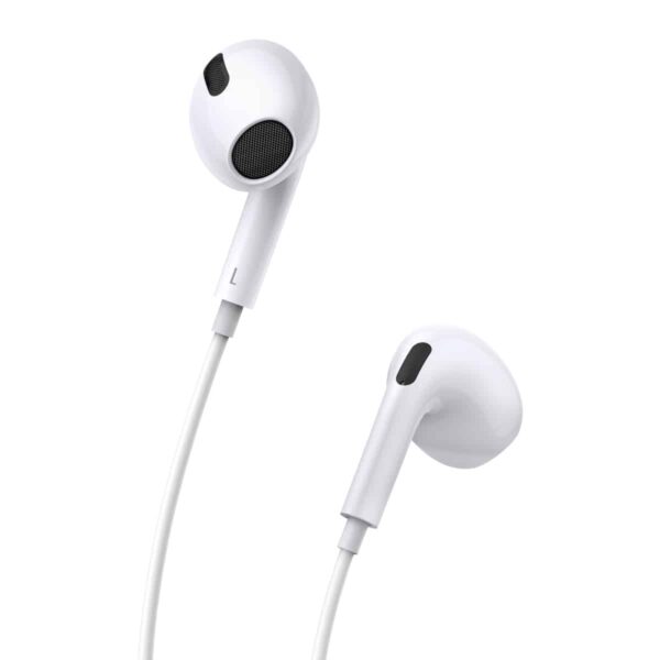Baseus Encok Type-C Lateral In-ear Wired Earphone C17 in White - Image 2