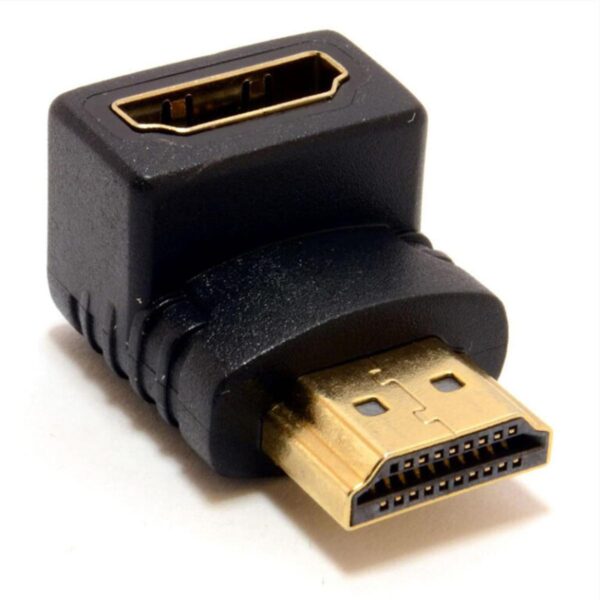 L-Shaped HDMI Female to HDMI Male Adapter - Image 2