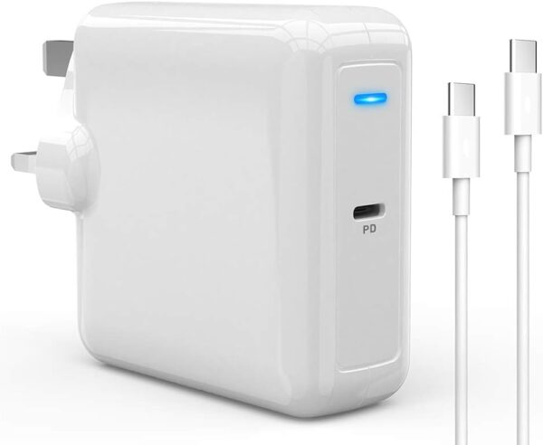 Multifunction UK Plug 87W Type-C Charger for Laptop and Mobile