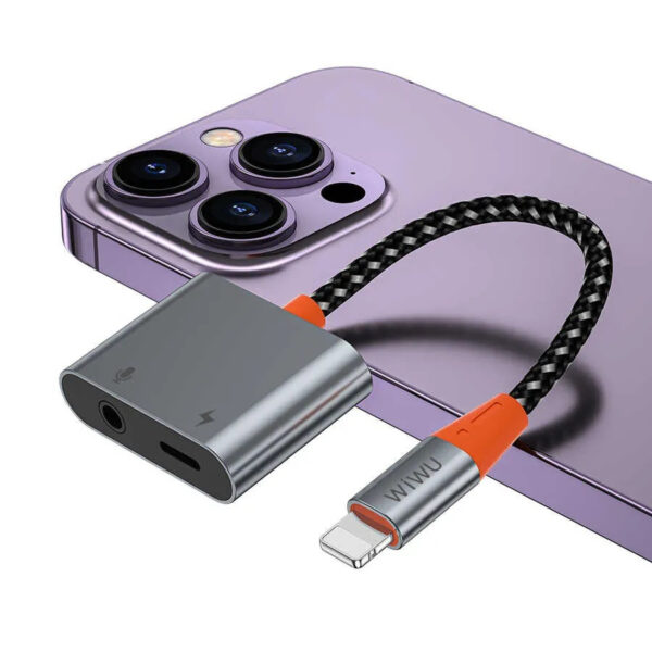 WIWU LT08 Audio Adapter - Music & Calls - Image 2