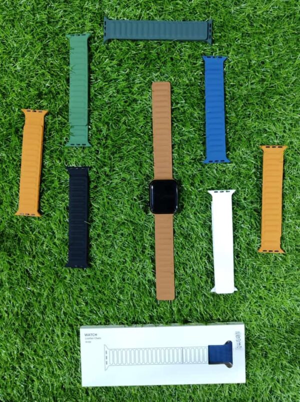 Leather Magnet Strap for Smartwatches - 42/44/45/49mm