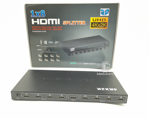 HDMI Splitter 8 Port - 2K/4K