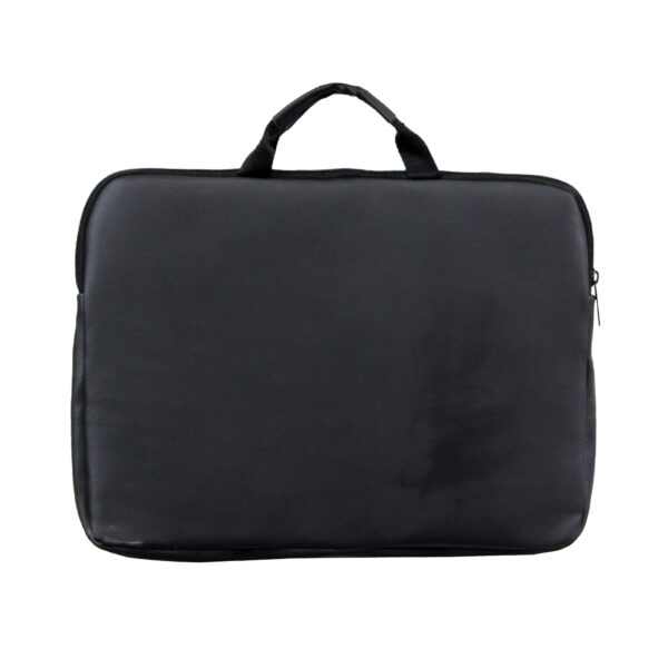 15.6 Inch Leather Laptop Sleeve - Black - Image 2