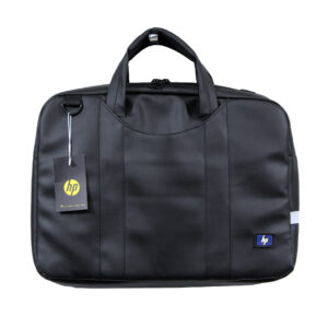 ET05 15.6 Inch Single Shoulder Laptop Bag - PU Leather, Black