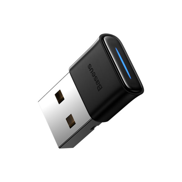 Baseus BA04 Mini Bluetooth Adapter for PC, USB 5.0 Wireless Bluetooth Dongle Receiver - Black ZJBA000001 - Image 2
