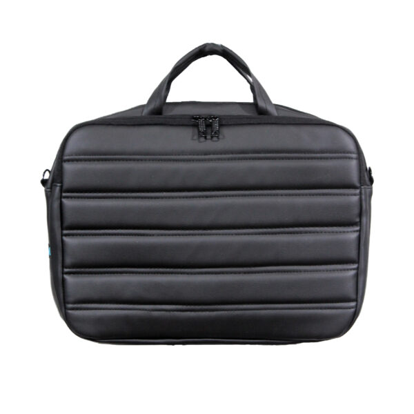 AND5 15.6 Inch Double Pocket Laptop Hand Carry Bag - Black - Image 2