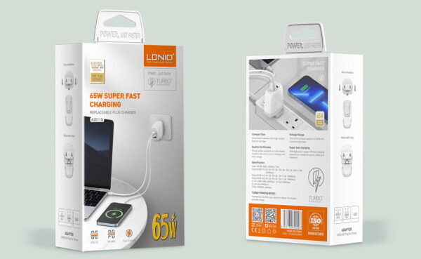 LDNIO A3511Q 65W GaN Super Fast Charger