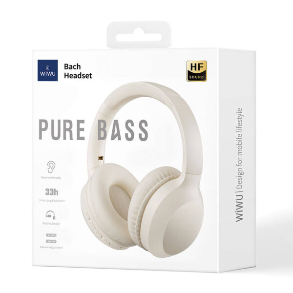 Wiwu TD-01 Bach Series Foldable On-Ear Bluetooth Headphones - Image 4