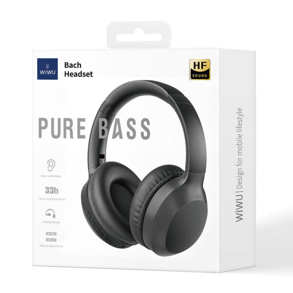 Wiwu TD-01 Bach Series Foldable On-Ear Bluetooth Headphones