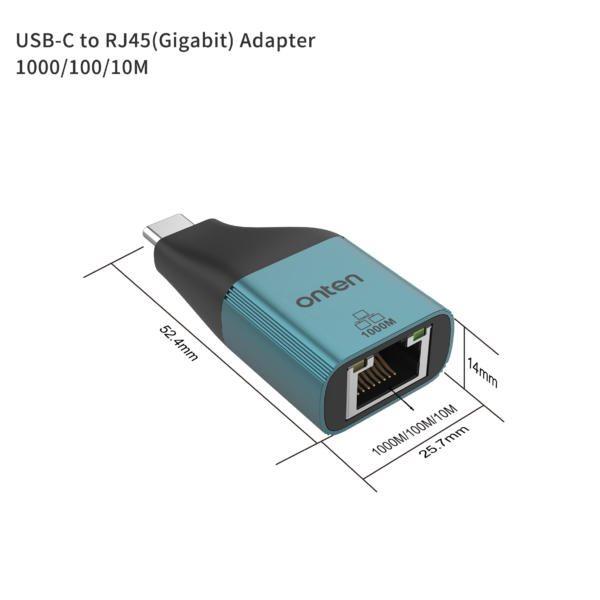 ONTEN Type C to RJ45 1000M UC101 - Image 3