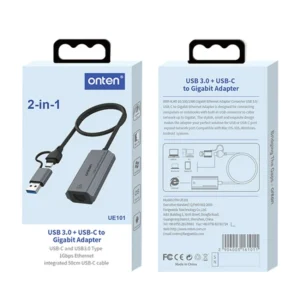 ONTEN USB-C/USB 3.0 to Gigabit Adapter 1000M UE106