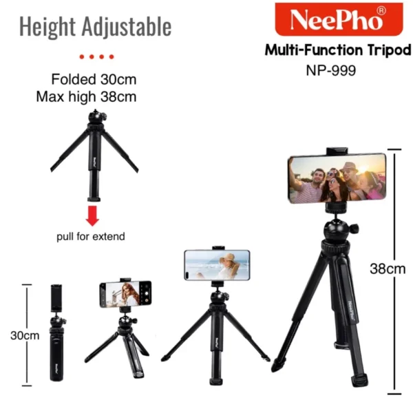 Neepho NP-999 Multi function Tripod For Shooting - Image 3