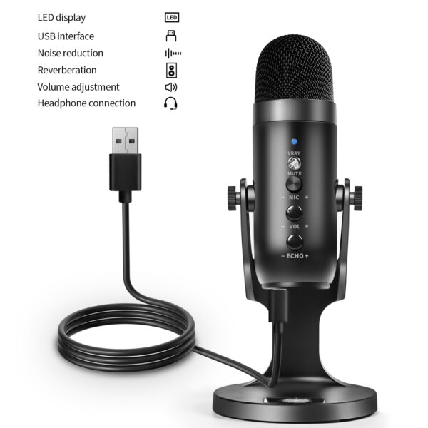 Jmary MC-PW8 Professional USB Condenser Microphone - Image 3