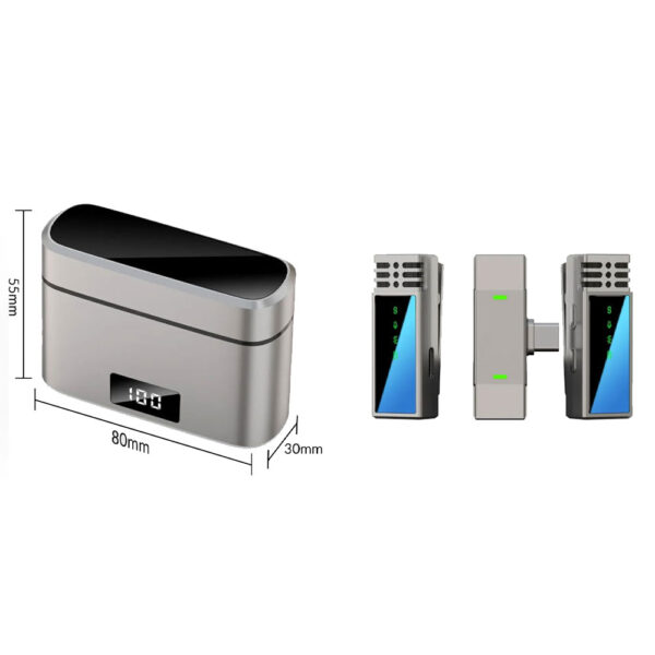 Jmary MW-15 2.4G Type C Dual Wireless Microphone For Mobile - Image 2