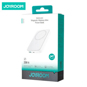 JOYROOM JR W020 10000mAh 20W Magnetic Wireless Power Bank -White