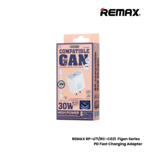 Remax RP-U71 30W GaN Figen Series Charger + RC-CO21 Data Cable Set
