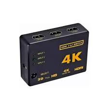 ONTEN 3 in 1 Out 4K HDMI Switcher (with remote control) OTN-7593