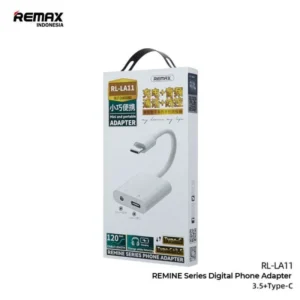 REMAX RL-LA11 Type-C to 3.5AUX + TypeC REMINE Series Phone Adapter
