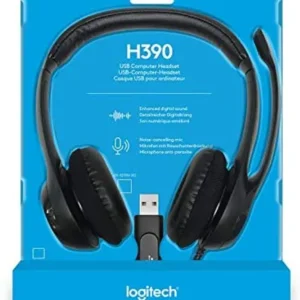 LOGITECH H390 USB HEADSET (BLACK)