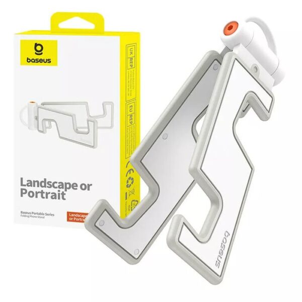 Baseus Portable Series Folding Phone Stand  Moon White B10556600211-00