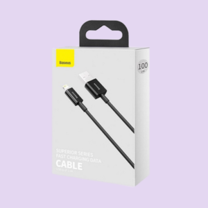 Baseus  Data Cable USB to iP 2.4A 1m  Superior Series Fast Charging Black CALYS-A01