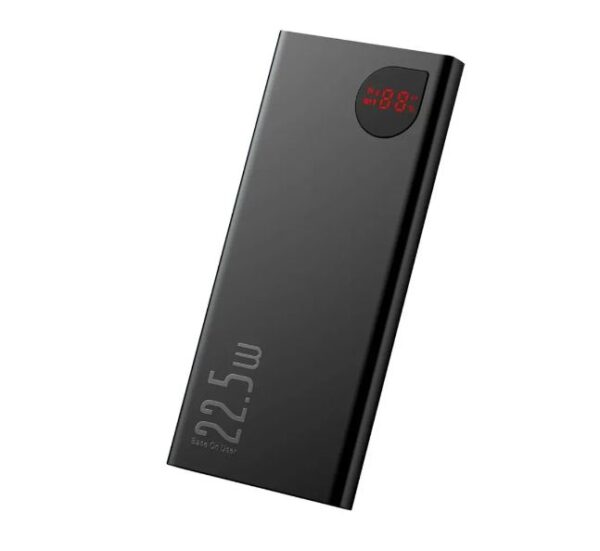 Baseus Power Bank 10000mAh 22.5W  Adaman Metal Digital Display Quick Charge Black 2024