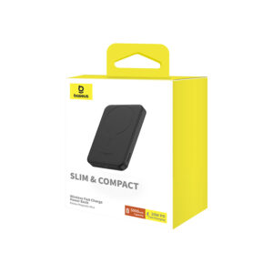 Baseus  Power Bank 10000mAh 20W Magnetic Mini Air  Wireless Fast Charge Cluster Black