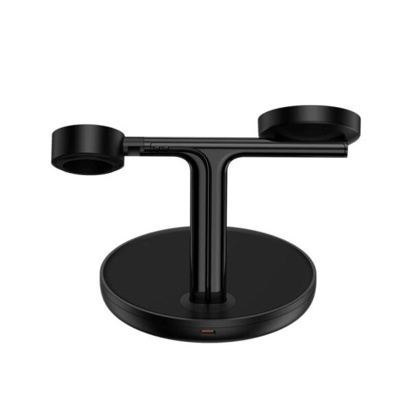 Baseus Swan 3-in-1 Wireless Magnetic Charging Bracket 20W Black Universal version （ Include：USB For type-C 3A 1m） - Image 2