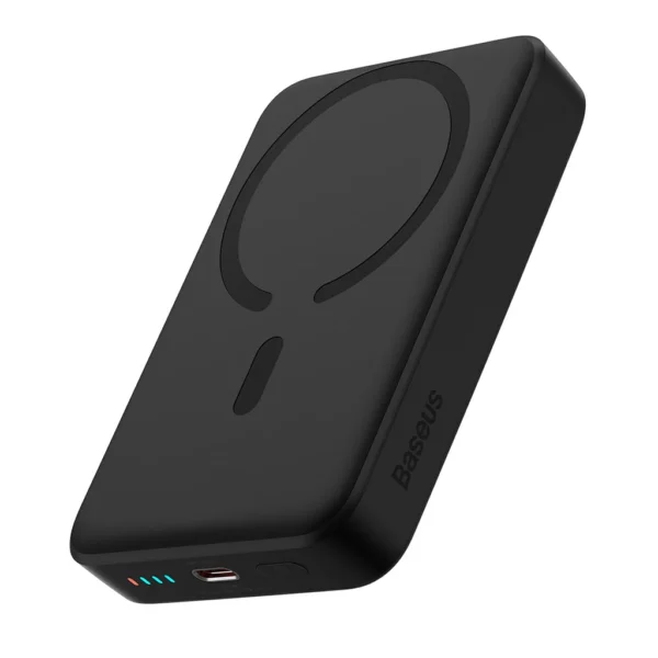 Baseus  Power Bank 10000mAh 20W Magnetic Mini Air  Wireless Fast Charge Cluster Black - Image 2