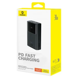 Baseus Power Bank 10000mAh 30W Star-Lord Digital Display Fast Charging  Cluster Black