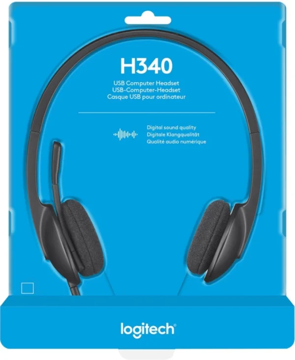 LOGITECH H340 USB HEADSET (BLACK)