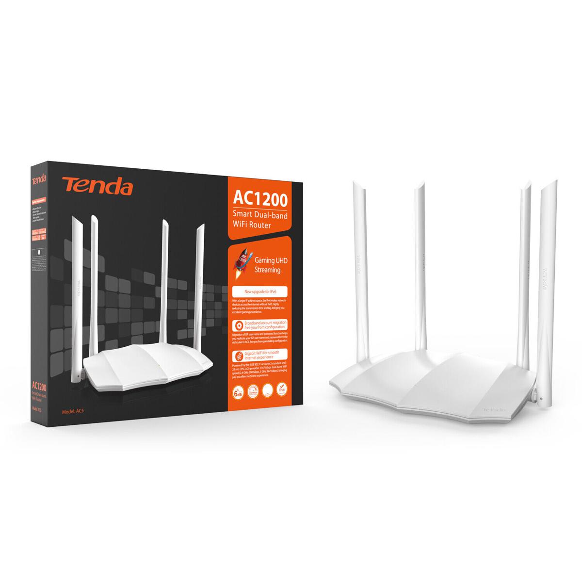 Tenda Ac Ac Smart Dual Band Wi Fi Router Mega Zone