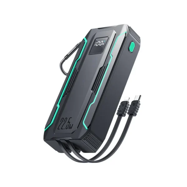 JOYROOM JR-L018 22.5W Power Bank with Dual Cables 20000mAh-Black - Image 2
