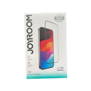 JOYROOM JR-MLG0279 Tempered Glass Screen Protector (2.5D Full Screen with Black Edge) for iP 16 Pro Max (HD+Dustproof)