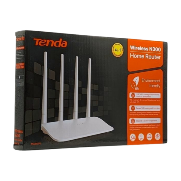 Tenda F6 N300 Wireless Router / Wifi Extender - Image 2