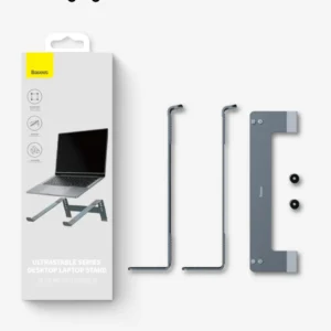 Baseus UltraStable Desktop Laptop Stand – 4-Gear Adjustable, Space Grey B10053100811-00