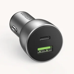 Ugreen Fast Car Charger with USB-A and USB-C Port CD213