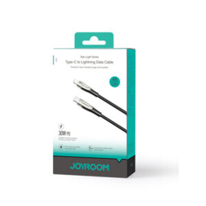 JOYROOM SA27-CL3 Star-Light Series 30W Fast Charging Data Cable (Type-C to Lightning) 1.2m-Black