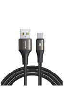 JOYROOM S-A25 Light-Speed Series 3A Fast Charging Data Cable (USB-A to Type-C) 1.2m-Black