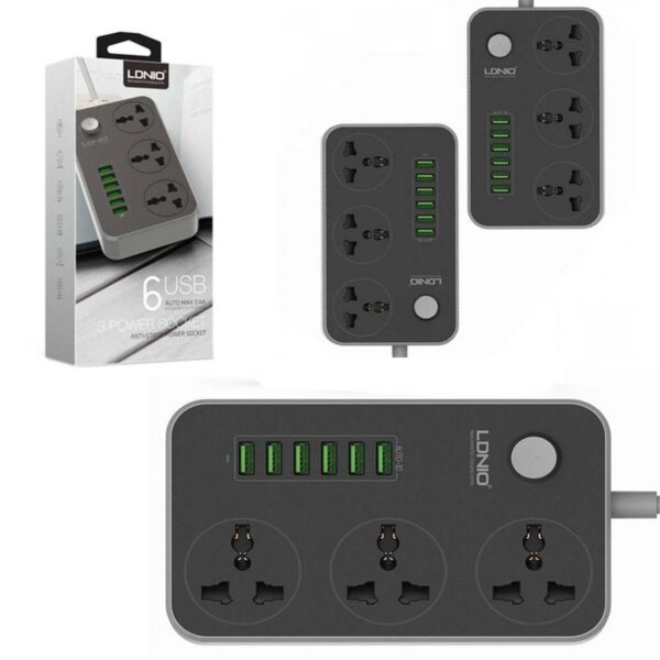 Ldnio SC3604 3AC Outlets & 6USB Universal Power Strip