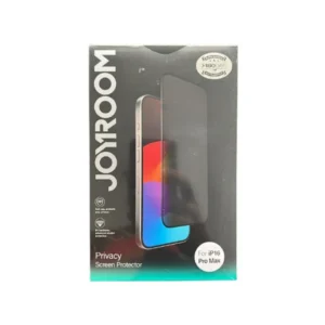 JOYROOM JR-MLG0283 Tempered Glass Screen Protector (2.5D Full Screen with Black Edge) for iP 16 Pro Max (Privacy+Dustproof)