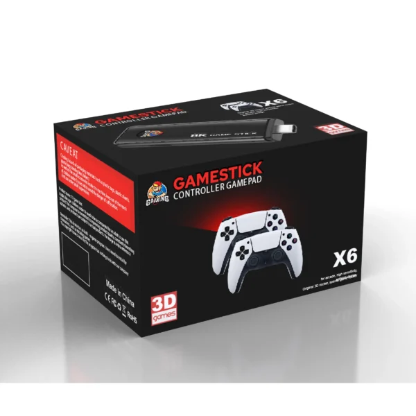 X6 64GB Classic 8K HD TV 40000+ Games with Console Wireless 2.4G Games Stick