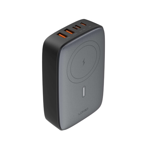 LDNIO Q4010 140W Multiport Desktop Charging Wireless Charger Black - Image 2