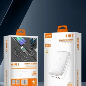 LDNIO Q4010 140W Multiport Desktop Charging Wireless Charger White