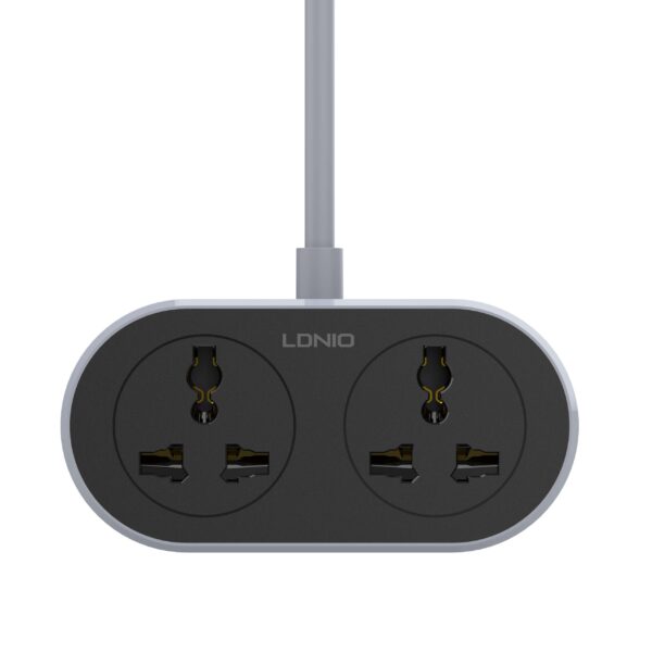 LDNIO SC2018 5-Meter EU 2-AC Outlet Universal Extension Power Socket - Image 2