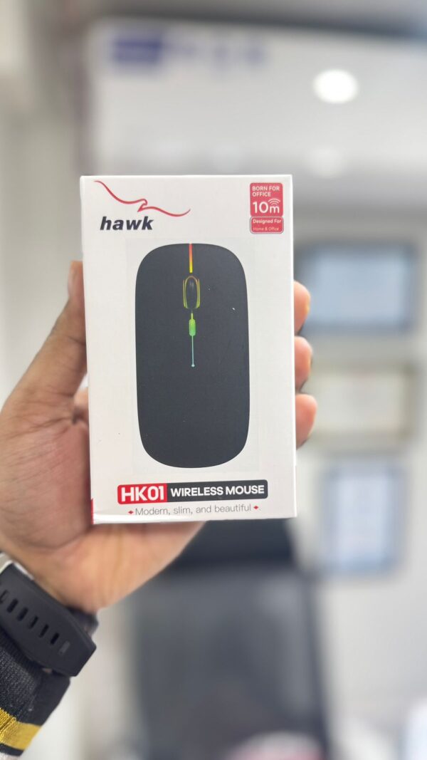 Hawk HK01 Bluetooth Dual-Mode Rechargeable RGB Silent Click Mouse